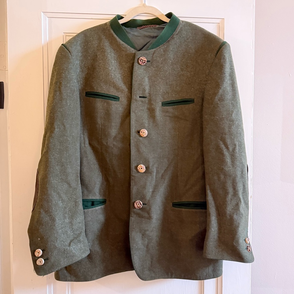 Authentic Vintage Loden Steiner Green Wool Jacket
